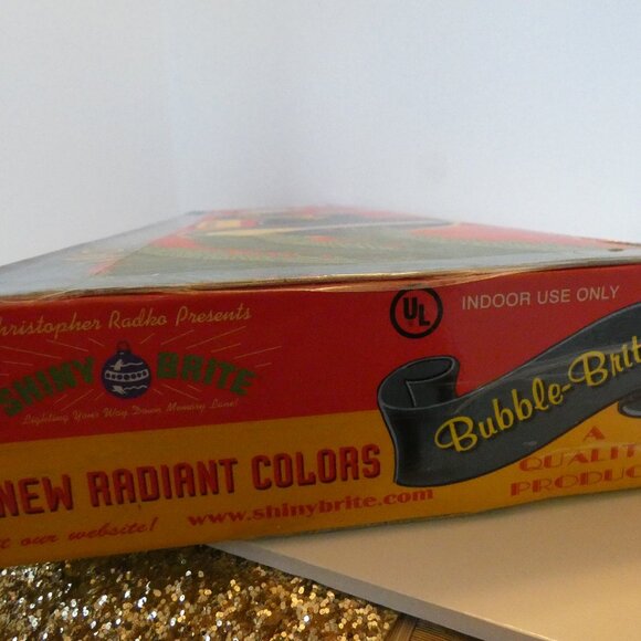 Christmas Tree Bubble Lights Bubble-Brite Vintage String and Original Box - Picture 8 of 12